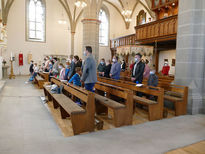 Familiengottesdienst mit den Kommunionkindern (Foto: Karl-Franz Thiede)